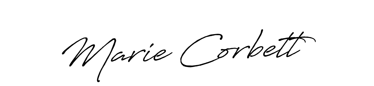 Also You can easily find your signature by using the search form. We will create Marie Corbett name handwritten signature images for you free of cost using Antro_Vectra_Bolder sign style. Marie Corbett signature style 7 images and pictures png