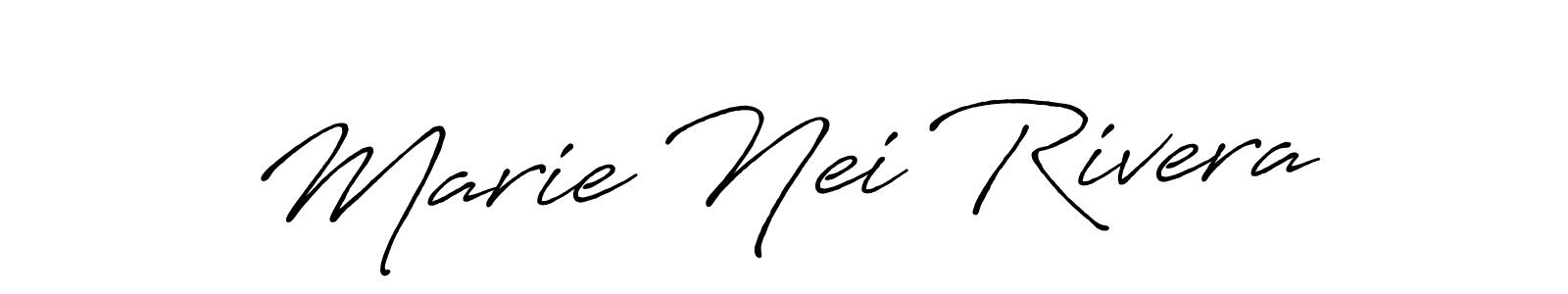 Make a beautiful signature design for name Marie Nei Rivera. Use this online signature maker to create a handwritten signature for free. Marie Nei Rivera signature style 7 images and pictures png