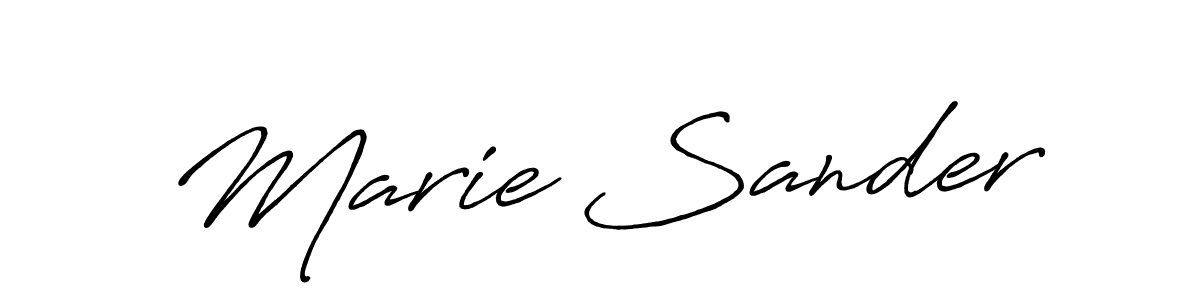 How to make Marie Sander signature? Antro_Vectra_Bolder is a professional autograph style. Create handwritten signature for Marie Sander name. Marie Sander signature style 7 images and pictures png