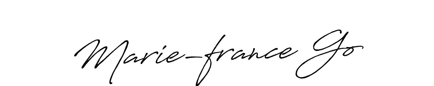 if you are searching for the best signature style for your name Marie-france Go. so please give up your signature search. here we have designed multiple signature styles  using Antro_Vectra_Bolder. Marie-france Go signature style 7 images and pictures png