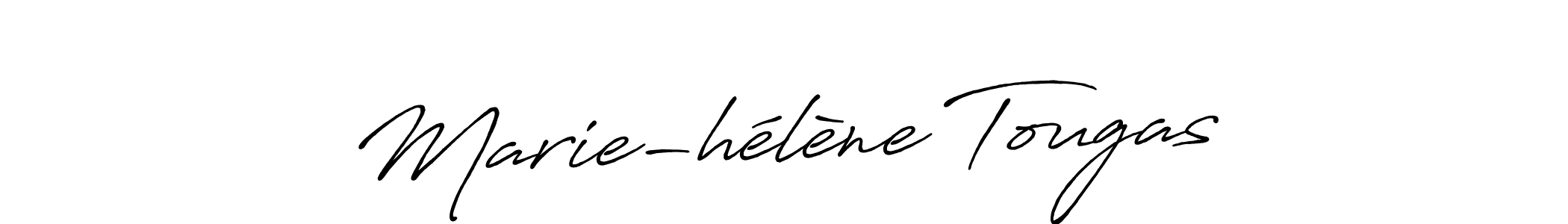 Use a signature maker to create a handwritten signature online. With this signature software, you can design (Antro_Vectra_Bolder) your own signature for name Marie-hélène Tougas. Marie-hélène Tougas signature style 7 images and pictures png