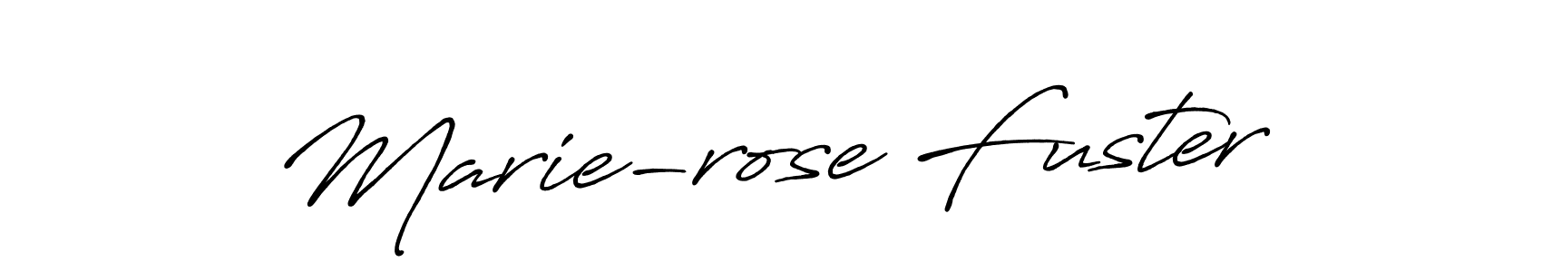 It looks lik you need a new signature style for name Marie-rose Fuster. Design unique handwritten (Antro_Vectra_Bolder) signature with our free signature maker in just a few clicks. Marie-rose Fuster signature style 7 images and pictures png