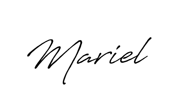 Once you've used our free online signature maker to create your best signature Antro_Vectra_Bolder style, it's time to enjoy all of the benefits that Mariel name signing documents. Mariel signature style 7 images and pictures png