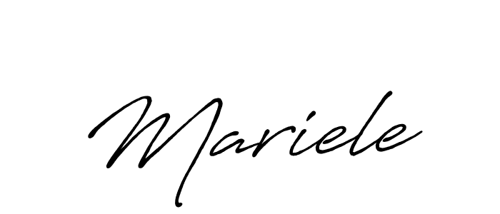 How to make Mariele signature? Antro_Vectra_Bolder is a professional autograph style. Create handwritten signature for Mariele name. Mariele signature style 7 images and pictures png