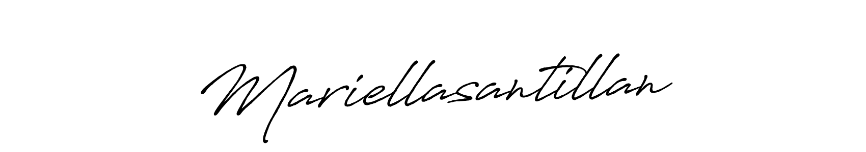 It looks lik you need a new signature style for name Mariellasantillan. Design unique handwritten (Antro_Vectra_Bolder) signature with our free signature maker in just a few clicks. Mariellasantillan signature style 7 images and pictures png