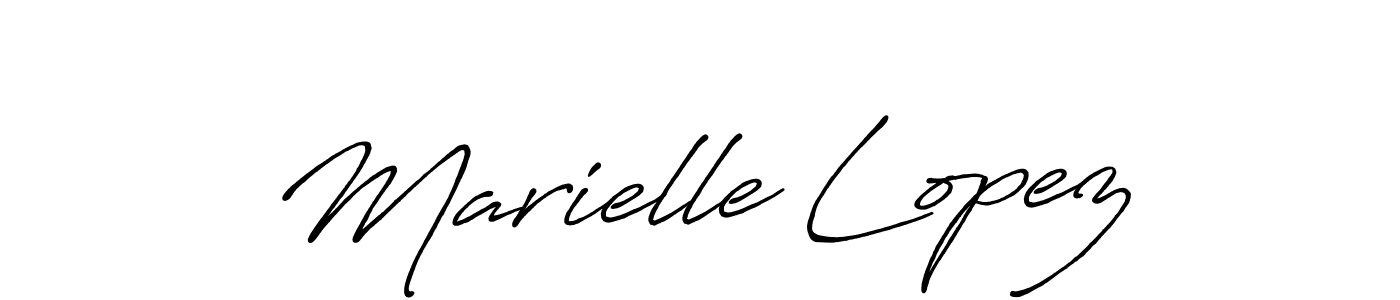 Similarly Antro_Vectra_Bolder is the best handwritten signature design. Signature creator online .You can use it as an online autograph creator for name Marielle Lopez. Marielle Lopez signature style 7 images and pictures png