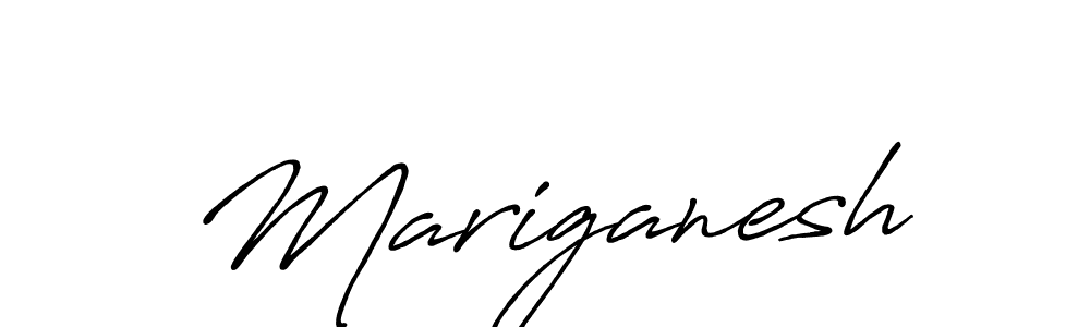 You should practise on your own different ways (Antro_Vectra_Bolder) to write your name (Mariganesh) in signature. don't let someone else do it for you. Mariganesh signature style 7 images and pictures png