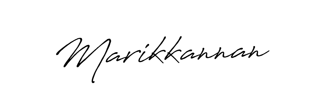 Use a signature maker to create a handwritten signature online. With this signature software, you can design (Antro_Vectra_Bolder) your own signature for name Marikkannan. Marikkannan signature style 7 images and pictures png