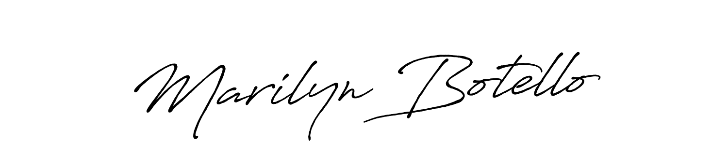 Design your own signature with our free online signature maker. With this signature software, you can create a handwritten (Antro_Vectra_Bolder) signature for name Marilyn Botello. Marilyn Botello signature style 7 images and pictures png