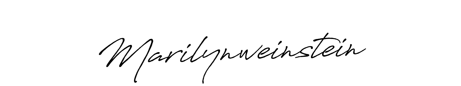 Use a signature maker to create a handwritten signature online. With this signature software, you can design (Antro_Vectra_Bolder) your own signature for name Marilynweinstein. Marilynweinstein signature style 7 images and pictures png