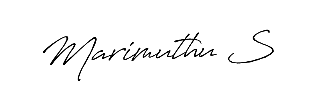 Once you've used our free online signature maker to create your best signature Antro_Vectra_Bolder style, it's time to enjoy all of the benefits that Marimuthu S name signing documents. Marimuthu S signature style 7 images and pictures png