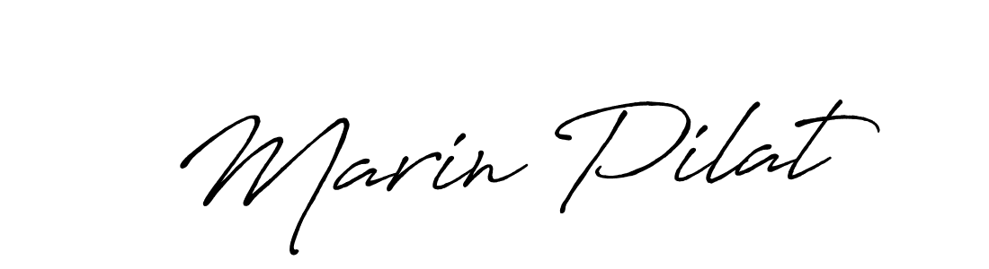 It looks lik you need a new signature style for name Marin Pilat. Design unique handwritten (Antro_Vectra_Bolder) signature with our free signature maker in just a few clicks. Marin Pilat signature style 7 images and pictures png