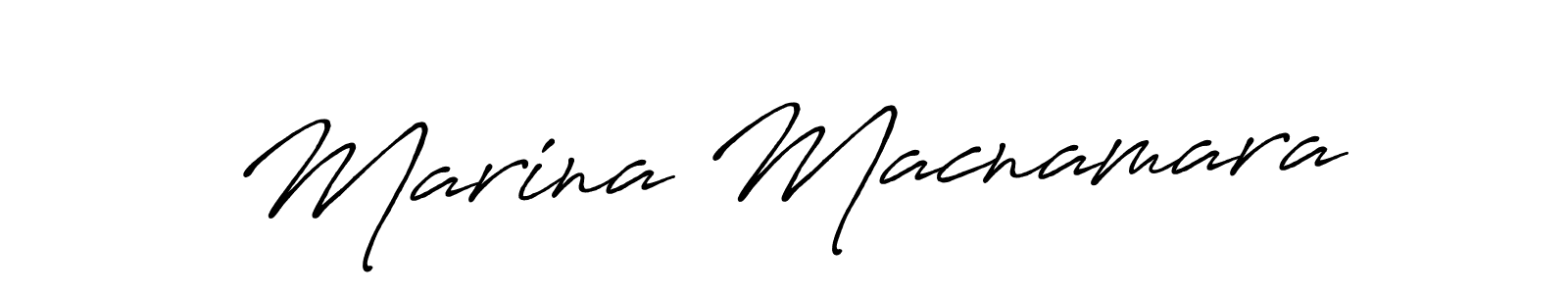 How to make Marina Macnamara signature? Antro_Vectra_Bolder is a professional autograph style. Create handwritten signature for Marina Macnamara name. Marina Macnamara signature style 7 images and pictures png