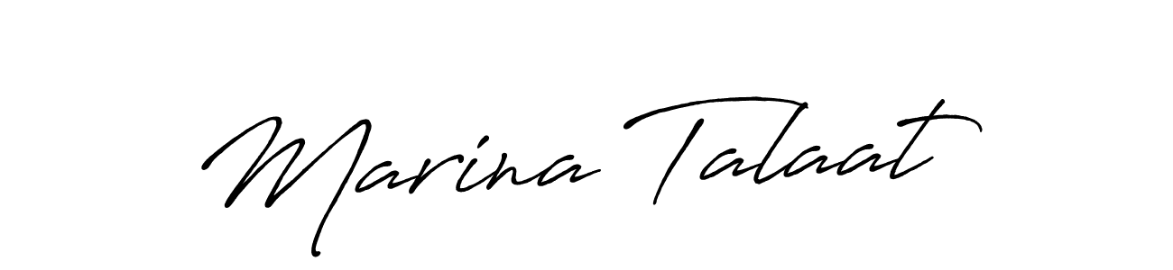 The best way (Antro_Vectra_Bolder) to make a short signature is to pick only two or three words in your name. The name Marina Talaat include a total of six letters. For converting this name. Marina Talaat signature style 7 images and pictures png