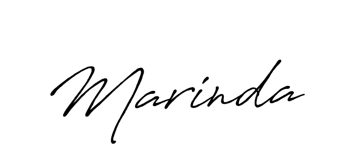 It looks lik you need a new signature style for name Marinda. Design unique handwritten (Antro_Vectra_Bolder) signature with our free signature maker in just a few clicks. Marinda signature style 7 images and pictures png