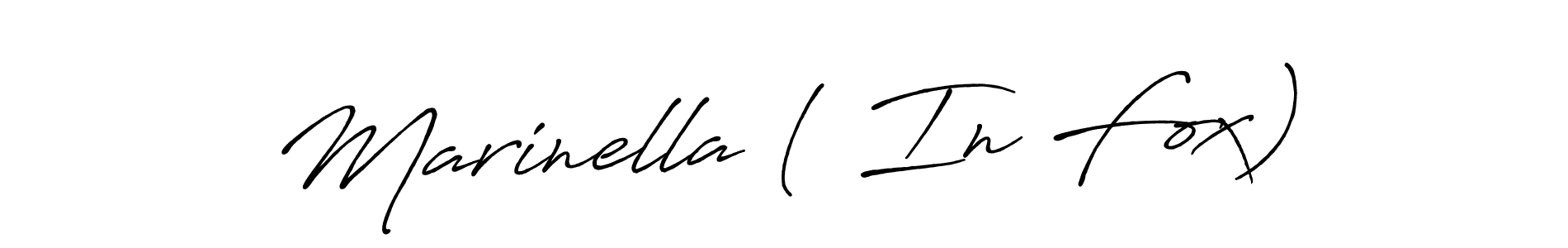 Use a signature maker to create a handwritten signature online. With this signature software, you can design (Antro_Vectra_Bolder) your own signature for name Marinella ( In Fox). Marinella ( In Fox) signature style 7 images and pictures png