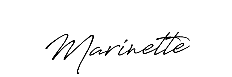 Also we have Marinette name is the best signature style. Create professional handwritten signature collection using Antro_Vectra_Bolder autograph style. Marinette signature style 7 images and pictures png