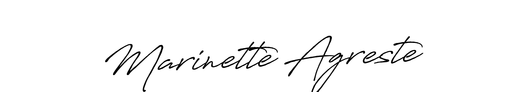 Make a beautiful signature design for name Marinette Agreste. With this signature (Antro_Vectra_Bolder) style, you can create a handwritten signature for free. Marinette Agreste signature style 7 images and pictures png