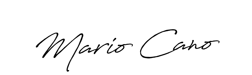 Antro_Vectra_Bolder is a professional signature style that is perfect for those who want to add a touch of class to their signature. It is also a great choice for those who want to make their signature more unique. Get Mario Cano name to fancy signature for free. Mario Cano signature style 7 images and pictures png