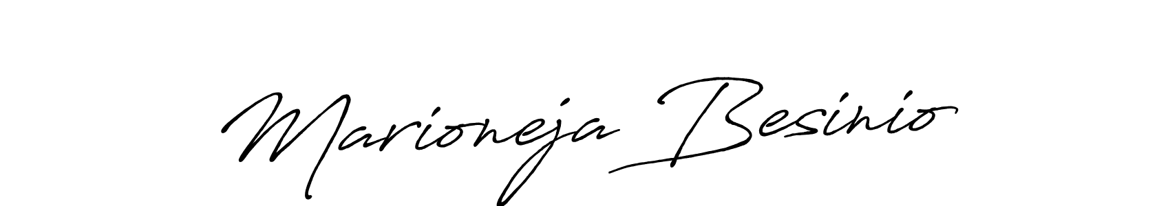 This is the best signature style for the Marioneja Besinio name. Also you like these signature font (Antro_Vectra_Bolder). Mix name signature. Marioneja Besinio signature style 7 images and pictures png
