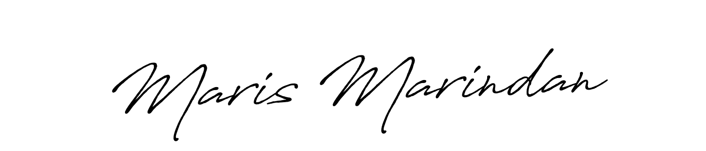 Maris Marindan stylish signature style. Best Handwritten Sign (Antro_Vectra_Bolder) for my name. Handwritten Signature Collection Ideas for my name Maris Marindan. Maris Marindan signature style 7 images and pictures png