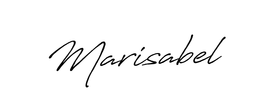 Use a signature maker to create a handwritten signature online. With this signature software, you can design (Antro_Vectra_Bolder) your own signature for name Marisabel. Marisabel signature style 7 images and pictures png