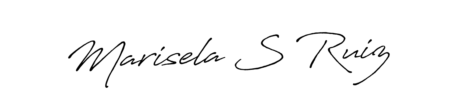 Also You can easily find your signature by using the search form. We will create Marisela S Ruiz name handwritten signature images for you free of cost using Antro_Vectra_Bolder sign style. Marisela S Ruiz signature style 7 images and pictures png