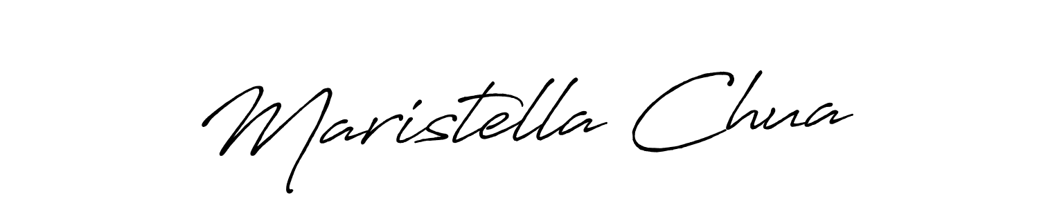 How to make Maristella Chua signature? Antro_Vectra_Bolder is a professional autograph style. Create handwritten signature for Maristella Chua name. Maristella Chua signature style 7 images and pictures png