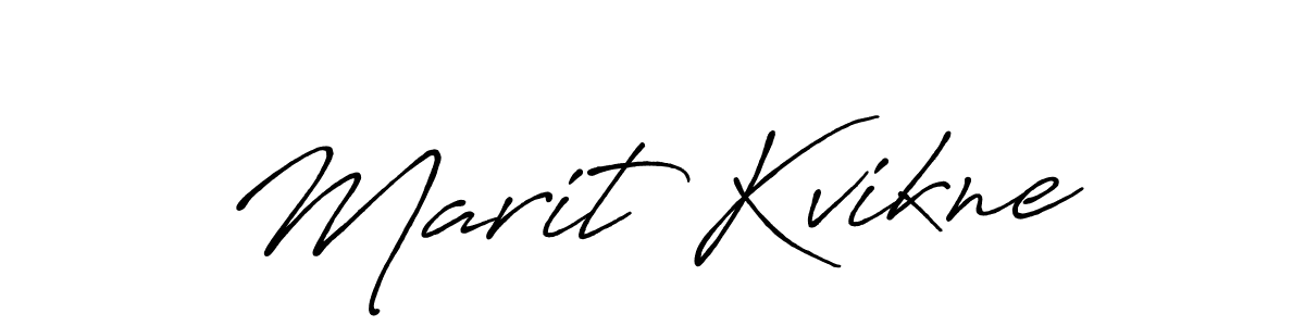 Marit Kvikne stylish signature style. Best Handwritten Sign (Antro_Vectra_Bolder) for my name. Handwritten Signature Collection Ideas for my name Marit Kvikne. Marit Kvikne signature style 7 images and pictures png