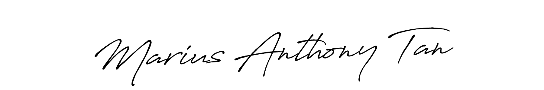 if you are searching for the best signature style for your name Marius Anthony Tan. so please give up your signature search. here we have designed multiple signature styles  using Antro_Vectra_Bolder. Marius Anthony Tan signature style 7 images and pictures png