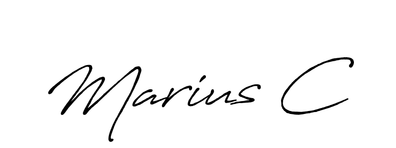 Best and Professional Signature Style for Marius C. Antro_Vectra_Bolder Best Signature Style Collection. Marius C signature style 7 images and pictures png