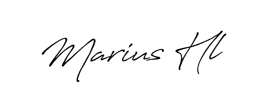 Antro_Vectra_Bolder is a professional signature style that is perfect for those who want to add a touch of class to their signature. It is also a great choice for those who want to make their signature more unique. Get Marius Hl name to fancy signature for free. Marius Hl signature style 7 images and pictures png