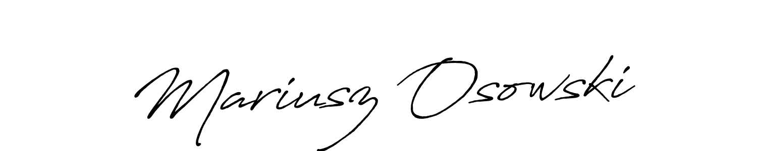 Here are the top 10 professional signature styles for the name Mariusz Osowski. These are the best autograph styles you can use for your name. Mariusz Osowski signature style 7 images and pictures png