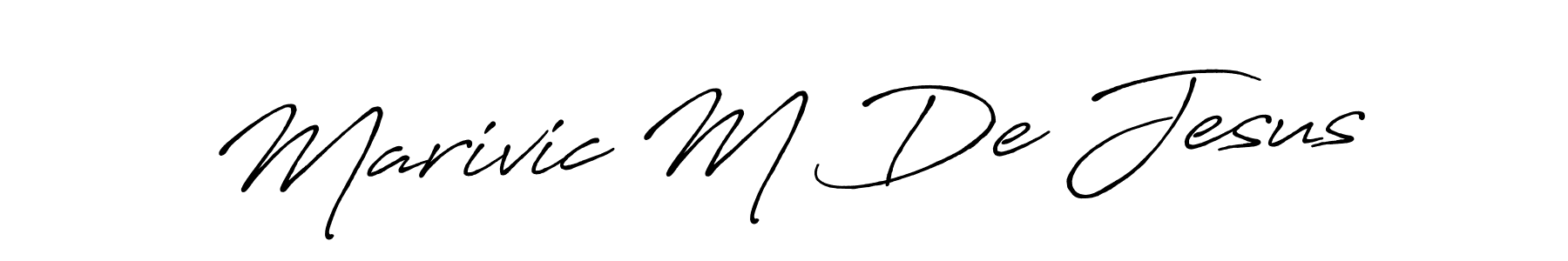 You can use this online signature creator to create a handwritten signature for the name Marivic M De Jesus. This is the best online autograph maker. Marivic M De Jesus signature style 7 images and pictures png
