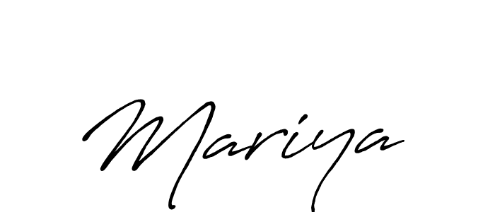 How to make Mariya  signature? Antro_Vectra_Bolder is a professional autograph style. Create handwritten signature for Mariya  name. Mariya  signature style 7 images and pictures png