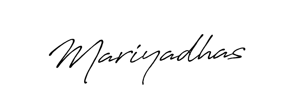 You can use this online signature creator to create a handwritten signature for the name Mariyadhas. This is the best online autograph maker. Mariyadhas signature style 7 images and pictures png