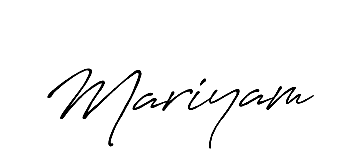 How to make Mariyam signature? Antro_Vectra_Bolder is a professional autograph style. Create handwritten signature for Mariyam name. Mariyam signature style 7 images and pictures png
