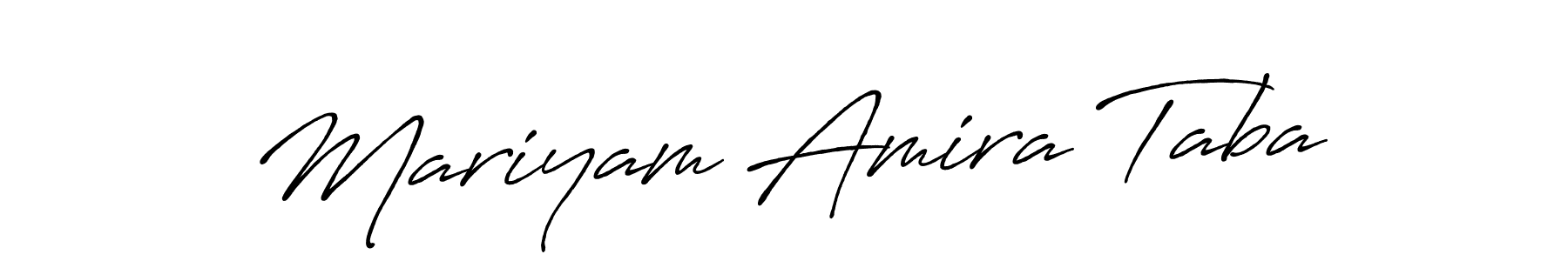 This is the best signature style for the Mariyam Amira Taba name. Also you like these signature font (Antro_Vectra_Bolder). Mix name signature. Mariyam Amira Taba signature style 7 images and pictures png