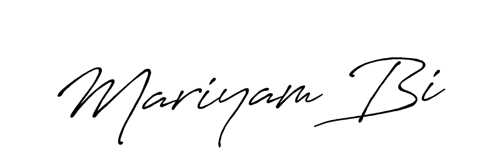 Similarly Antro_Vectra_Bolder is the best handwritten signature design. Signature creator online .You can use it as an online autograph creator for name Mariyam Bi. Mariyam Bi signature style 7 images and pictures png