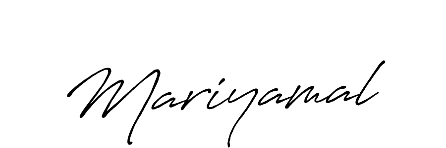 if you are searching for the best signature style for your name Mariyamal. so please give up your signature search. here we have designed multiple signature styles  using Antro_Vectra_Bolder. Mariyamal signature style 7 images and pictures png