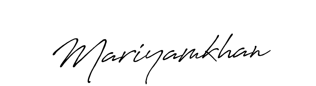 You should practise on your own different ways (Antro_Vectra_Bolder) to write your name (Mariyamkhan) in signature. don't let someone else do it for you. Mariyamkhan signature style 7 images and pictures png