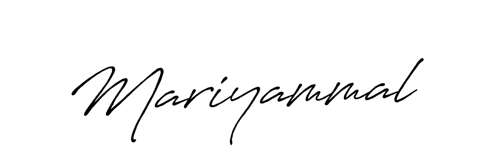 It looks lik you need a new signature style for name Mariyammal. Design unique handwritten (Antro_Vectra_Bolder) signature with our free signature maker in just a few clicks. Mariyammal signature style 7 images and pictures png