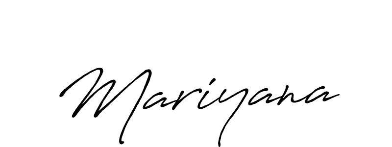 Similarly Antro_Vectra_Bolder is the best handwritten signature design. Signature creator online .You can use it as an online autograph creator for name Mariyana. Mariyana signature style 7 images and pictures png