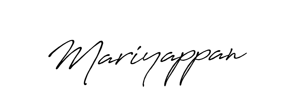 How to make Mariyappan signature? Antro_Vectra_Bolder is a professional autograph style. Create handwritten signature for Mariyappan name. Mariyappan signature style 7 images and pictures png