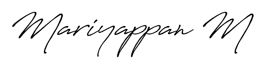 Discover the perfect balance of readability and style for Mariyappan M with Antro_Vectra_Bolder font. Create your dream signature today. Mariyappan M signature style 7 images and pictures png