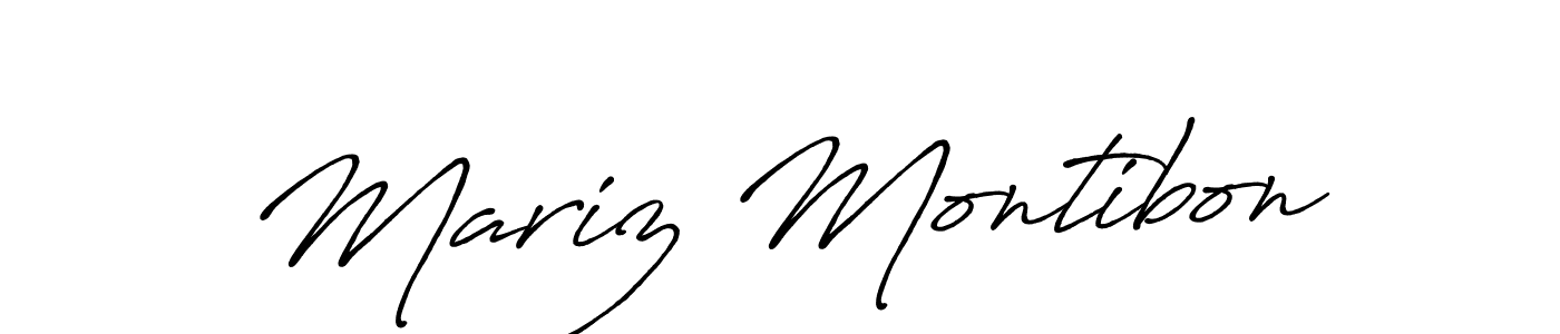 How to Draw Mariz Montibon signature style? Antro_Vectra_Bolder is a latest design signature styles for name Mariz Montibon. Mariz Montibon signature style 7 images and pictures png