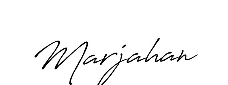 Marjahan stylish signature style. Best Handwritten Sign (Antro_Vectra_Bolder) for my name. Handwritten Signature Collection Ideas for my name Marjahan. Marjahan signature style 7 images and pictures png