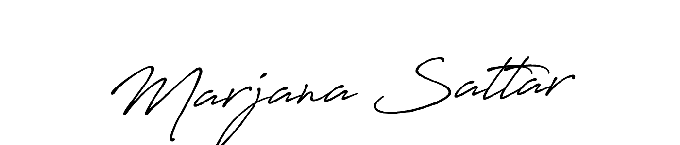 Here are the top 10 professional signature styles for the name Marjana Sattar. These are the best autograph styles you can use for your name. Marjana Sattar signature style 7 images and pictures png