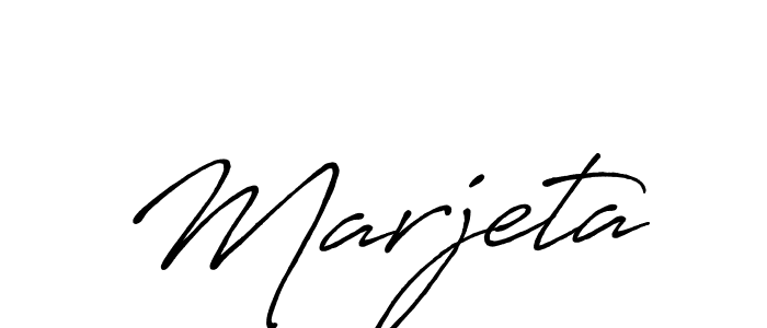 Design your own signature with our free online signature maker. With this signature software, you can create a handwritten (Antro_Vectra_Bolder) signature for name Marjeta. Marjeta signature style 7 images and pictures png