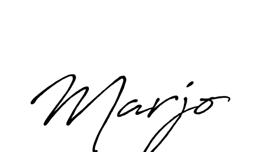 It looks lik you need a new signature style for name Marjo. Design unique handwritten (Antro_Vectra_Bolder) signature with our free signature maker in just a few clicks. Marjo signature style 7 images and pictures png